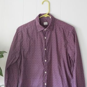 Xacus Shirts - Xacus Owl Microprint Button Down Shirt Xacus Shirts - Xacus Owl Microprint Button Down Shirt